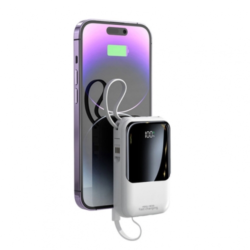 보스위즈 22.5W 고속 충전 10000mAh 미니 플래시 보조배터리 4종 케이블 BOS-PD210K