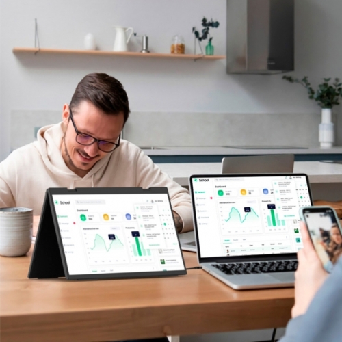 보스위즈 14 듀얼스크린 접이식 모니터 BOS-2M140