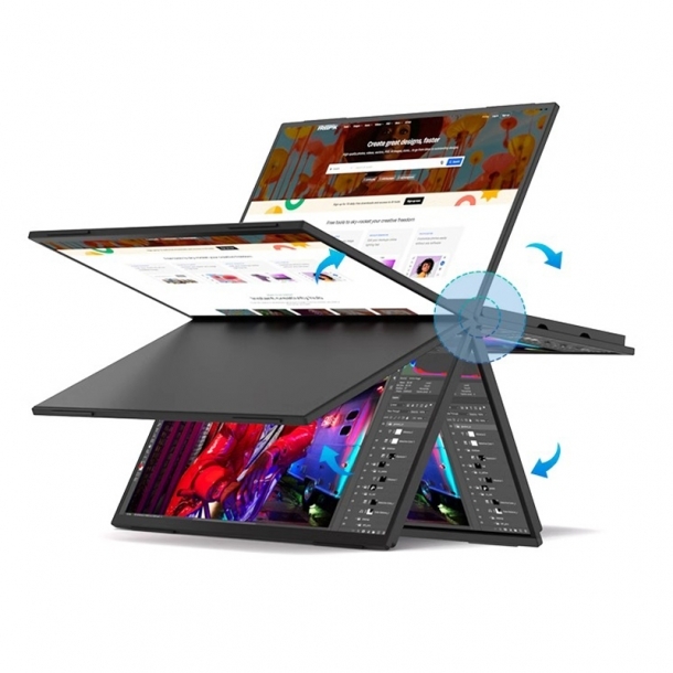 보스위즈 14 듀얼스크린 접이식 모니터 BOS-2M140