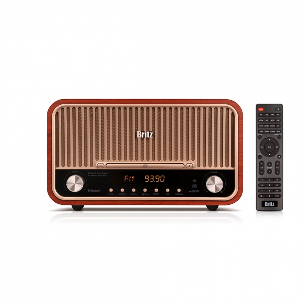 브리츠 BZ-T7800 Plus 레트로 블루투스 오디오 CD플레이어