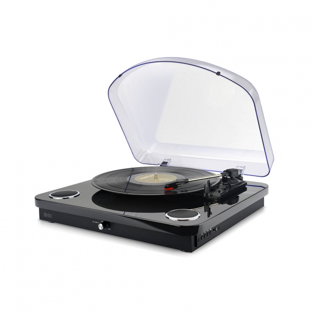 브리츠 BZ-TP090SNT 블루투스 턴테이블 스피커 LP플레이어 레코드 플레이어