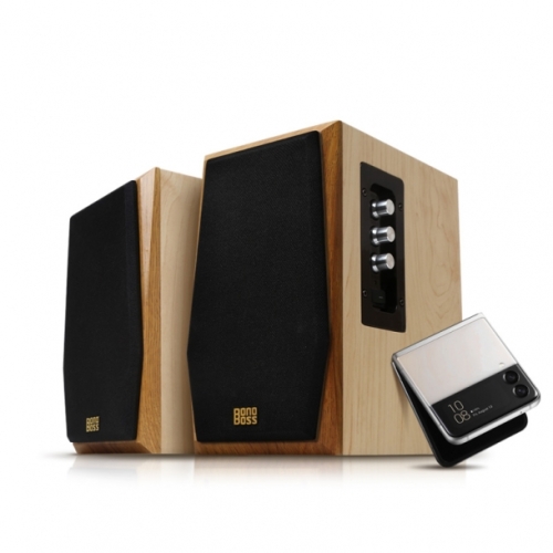보노보스 2채널 블루투스 북쉘프 PC 데스크탑 TV 거실 컴퓨터 스피커 BOS-H5BT