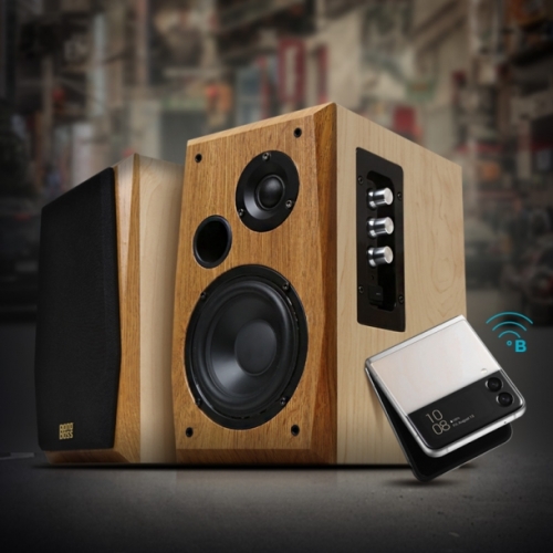 보노보스 2채널 블루투스 북쉘프 PC 데스크탑 TV 거실 컴퓨터 스피커 BOS-H5BT