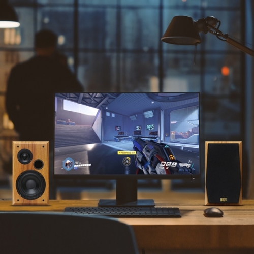 보노보스 2채널 블루투스 북쉘프 PC 데스크탑 TV 거실 컴퓨터 스피커 BOS-H5BT