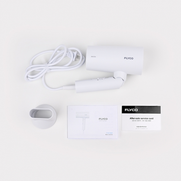 플라이코 헤어 드라이어 드라이기 음이온 접이식 1800W FH6276KR