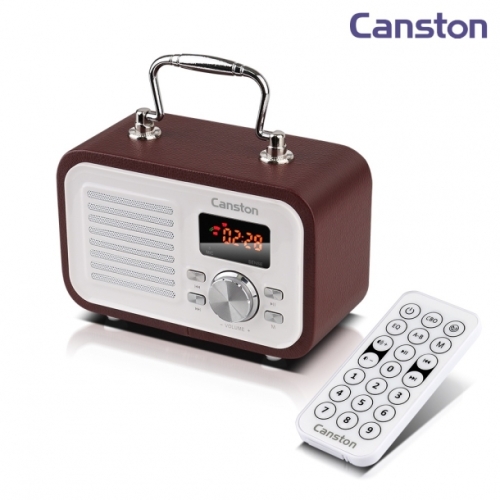 캔스톤 W15 휴대용 레트로 블루투스 라디오 스피커 캠핑 차박 인테리어