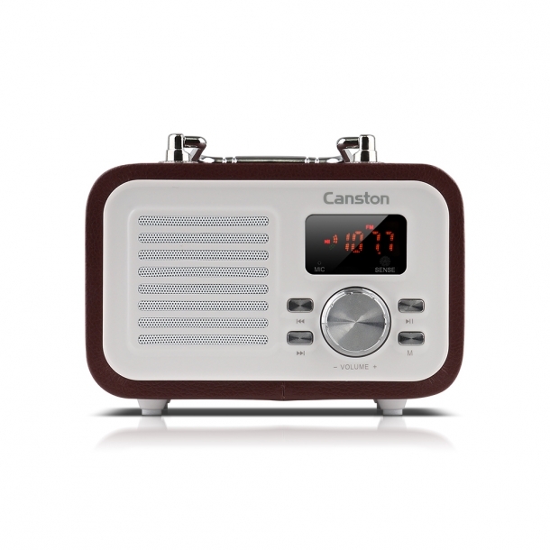 캔스톤 W15 휴대용 레트로 블루투스 라디오 스피커 캠핑 차박 인테리어