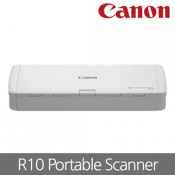 캐논 R10_화이트 초경량 휴대용 스캐너 종이명함 카드 신분증 A4 스캔 USB 충전 지원