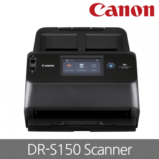 캐논 DR-S150 비즈니스 고속 문서스캐너 유/무선 터치패널 카드 신분증 여권 바코드스캔
