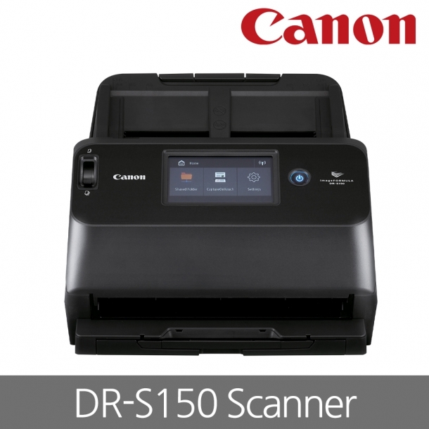 캐논 DR-S150 비즈니스 고속 문서스캐너 유/무선 터치패널 카드 신분증 여권 바코드스캔