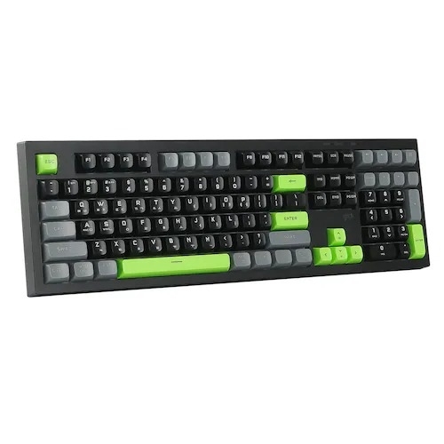 지클릭커 오피스프로 WK50 사일런스 M RGB 108 무소음 방수 무선 블루투스 키보드