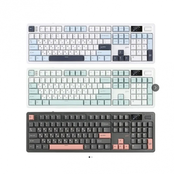 지클릭커 타란튤라 WK107 기계식 블루투스 키보드 도각도각몽돌 45g