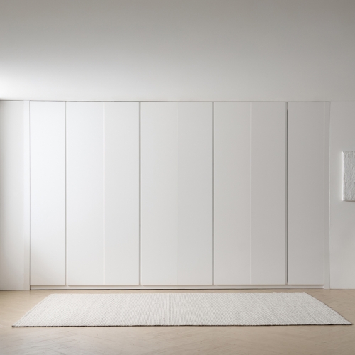 아르보 E0 여닫이 무몰딩 붙박이장 15cm