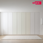 아르보 E0 여닫이 무몰딩 붙박이장 15cm