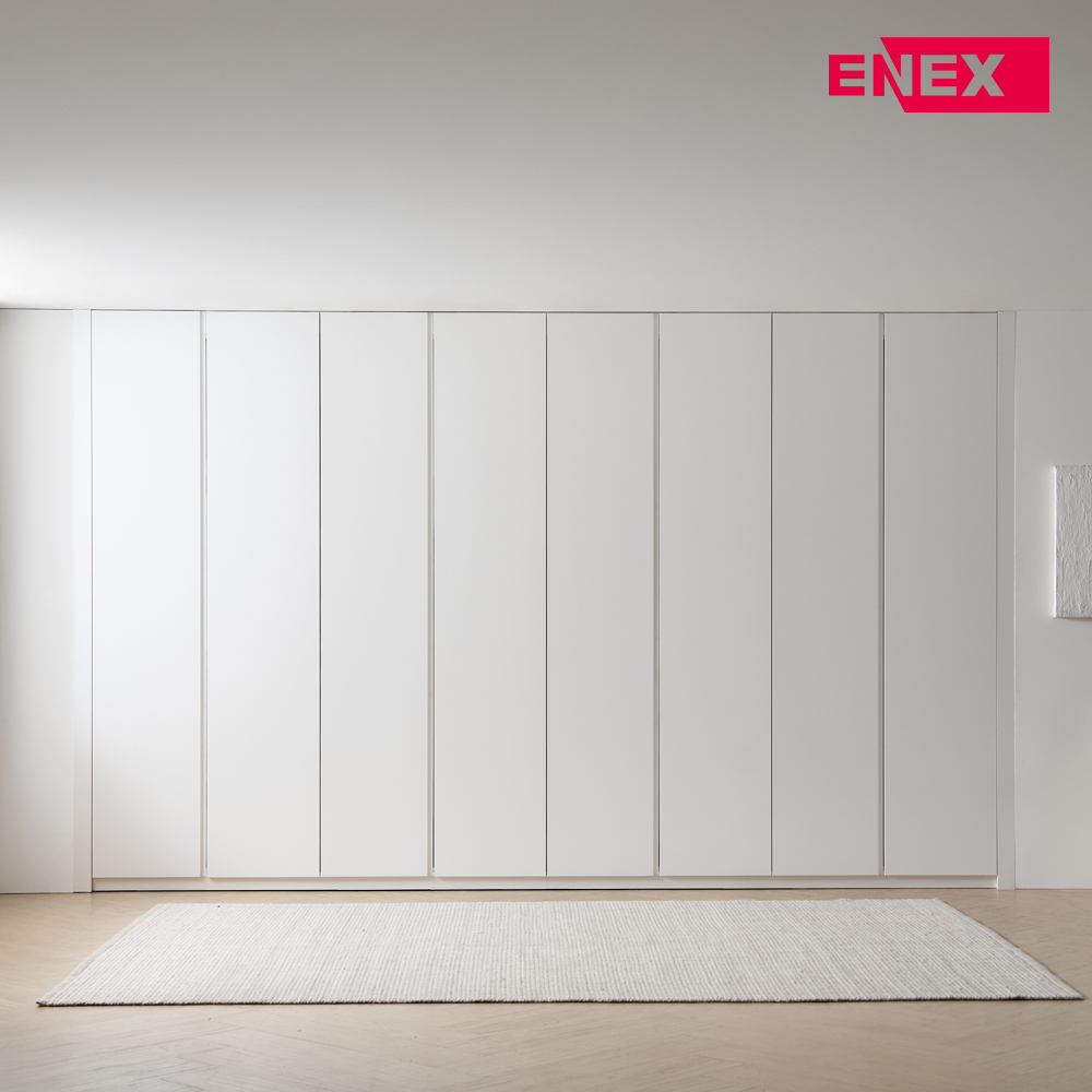 아르보 E0 여닫이 무몰딩 붙박이장 15cm