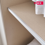 아르보 E0 여닫이 무몰딩 붙박이장 30cm