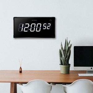 코트론 GPS 오차없는 LED 벽시계 가정용 식당 가게 강당 학교 / KMG-0815