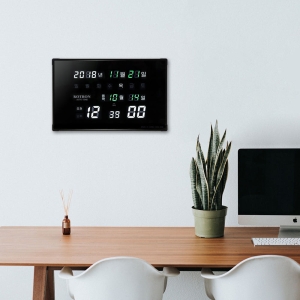 코트론 GPS 오차없는 LED 벽시계 요일 날짜 표시 가정용 강당 학교 사무실 / KMG-2650