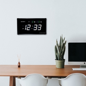 코트론 LED 오차없는 GPS 벽시계 날짜 표시 사무실 가정용 강당 학교 / KMG-7800