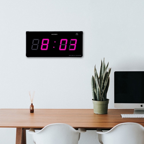 코트론 GPS 국내생산 오차없는 네모 스퀘어 색상 변경 벽시계 사무실 강당 가정용 학교 교실 / KMG-9000