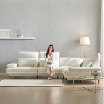 [ES] 마일드 스윙 코너형 6인용 조야 패브릭 소파