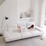 [ES] 마일드 스윙 4인용 조야 패브릭 소파