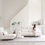 [ES] 마일드 스윙 4인용 조야 패브릭 소파