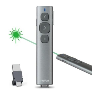 나비 NV199-PPT450 그린 레이저 프리젠터 이북전자책 리모컨