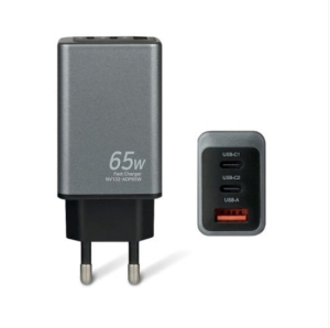 나비 65W 3포트 PD고속충전기 멀티충전기 NV132-ADP65W