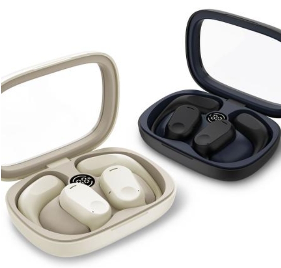 NV2-OWE1 무선 블루투스 오픈형 이어폰 귀걸이형 러닝 아이보리