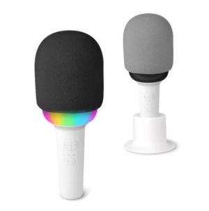 나비 NV97-NRB10 블루투스 노래방 마이크 스피커 에코 LED 조명 음성변조