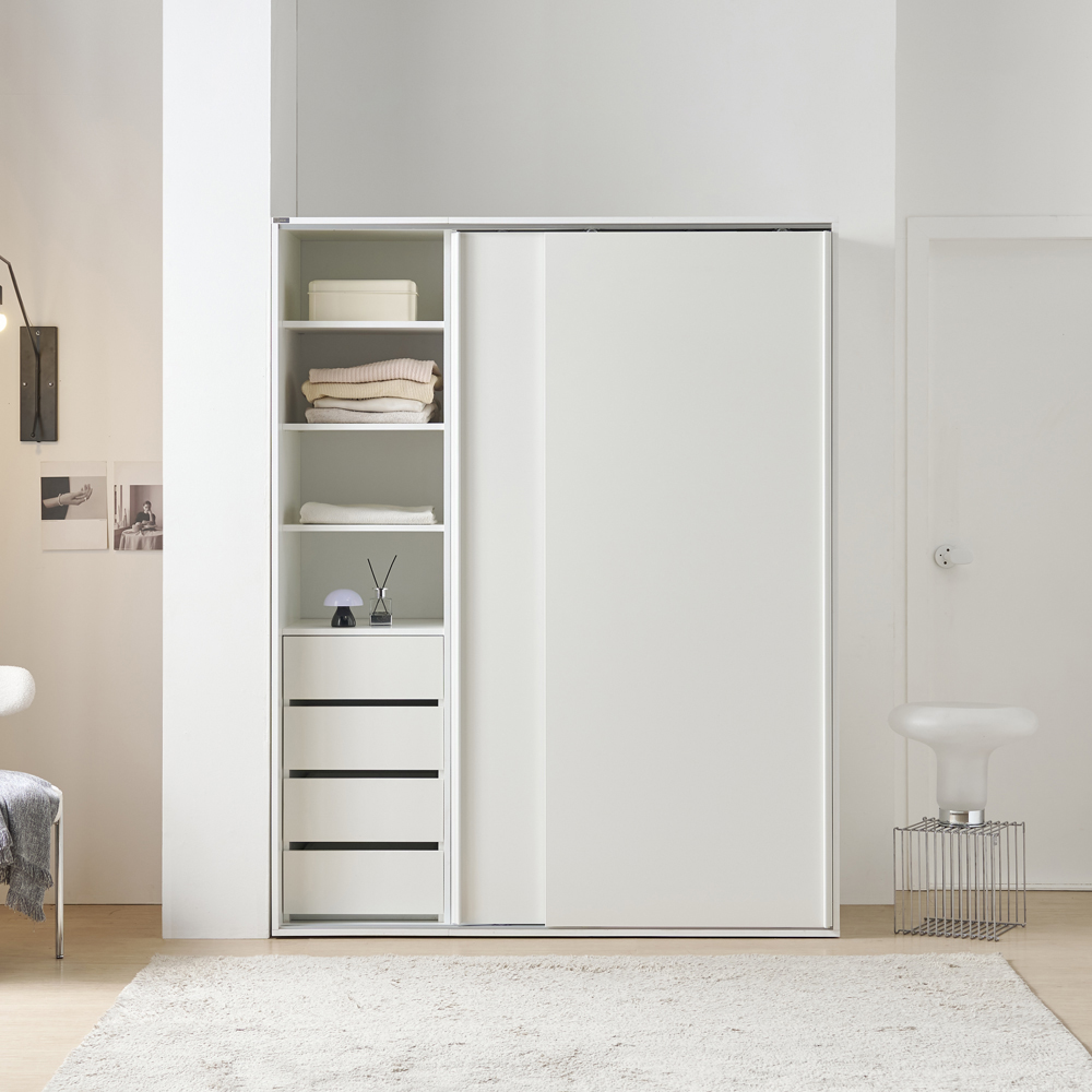 오브 올인원 슬라이딩 옷장 1400