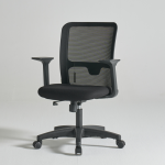 브리즈핏 실리카겔 케어 메쉬 의자 (블랙바디)