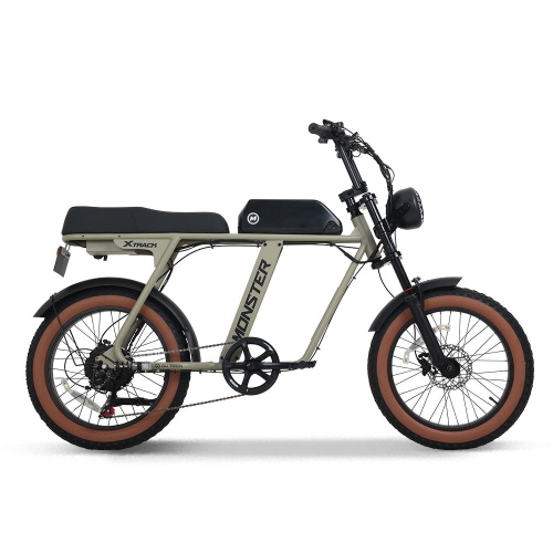 AU테크 엑스트랙 몬스터 팻바이크 자토바이 850W PAS 스로틀 전기자전거 48V 15Ah 사하라