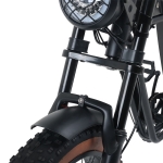 AU테크 엑스트랙 몬스터 팻바이크 자토바이 850W PAS 스로틀 전기자전거 48V 15Ah 블랙