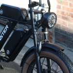 AU테크 엑스트랙 몬스터 팻바이크 자토바이 850W PAS 스로틀 전기자전거 48V 15Ah 블랙