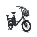 AU테크 스카닉 5X 여성용 2인용 등하원 바구니 전동 전기자전거 36V 5Ah