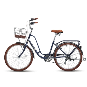 체리쉬 7단 24인치 가벼운 경량 입문용 출퇴근용 스틸 알루미늄 시티 바이크 여성용 자전거