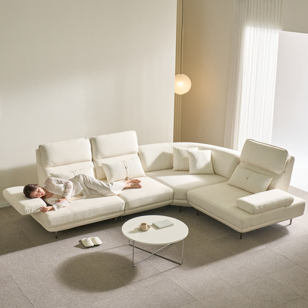 웬디 패브릭 스윙 갤럭시 모듈형 소파 코너형 5인