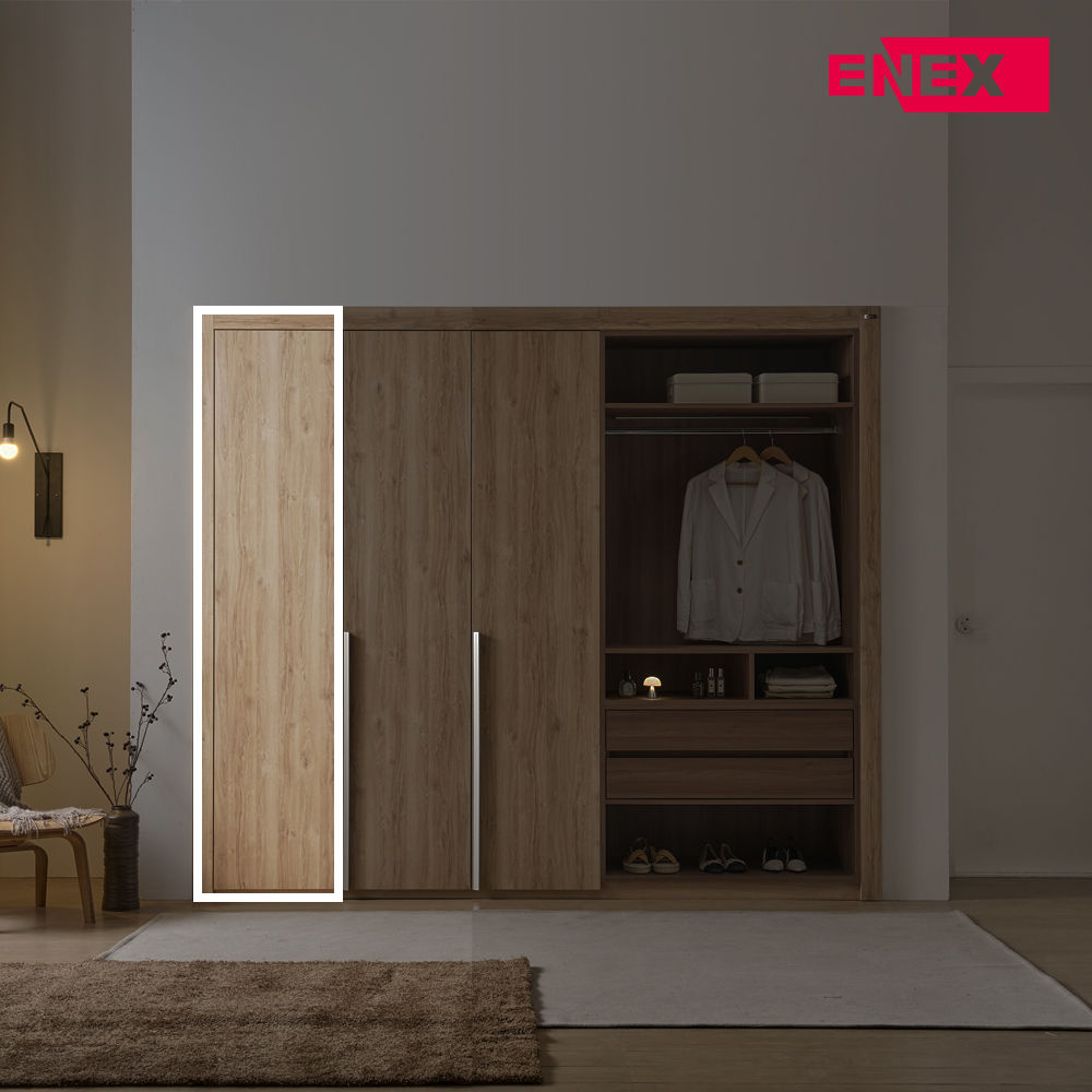 브리제 여닫이 붙박이장 30cm (오픈장 미포함)