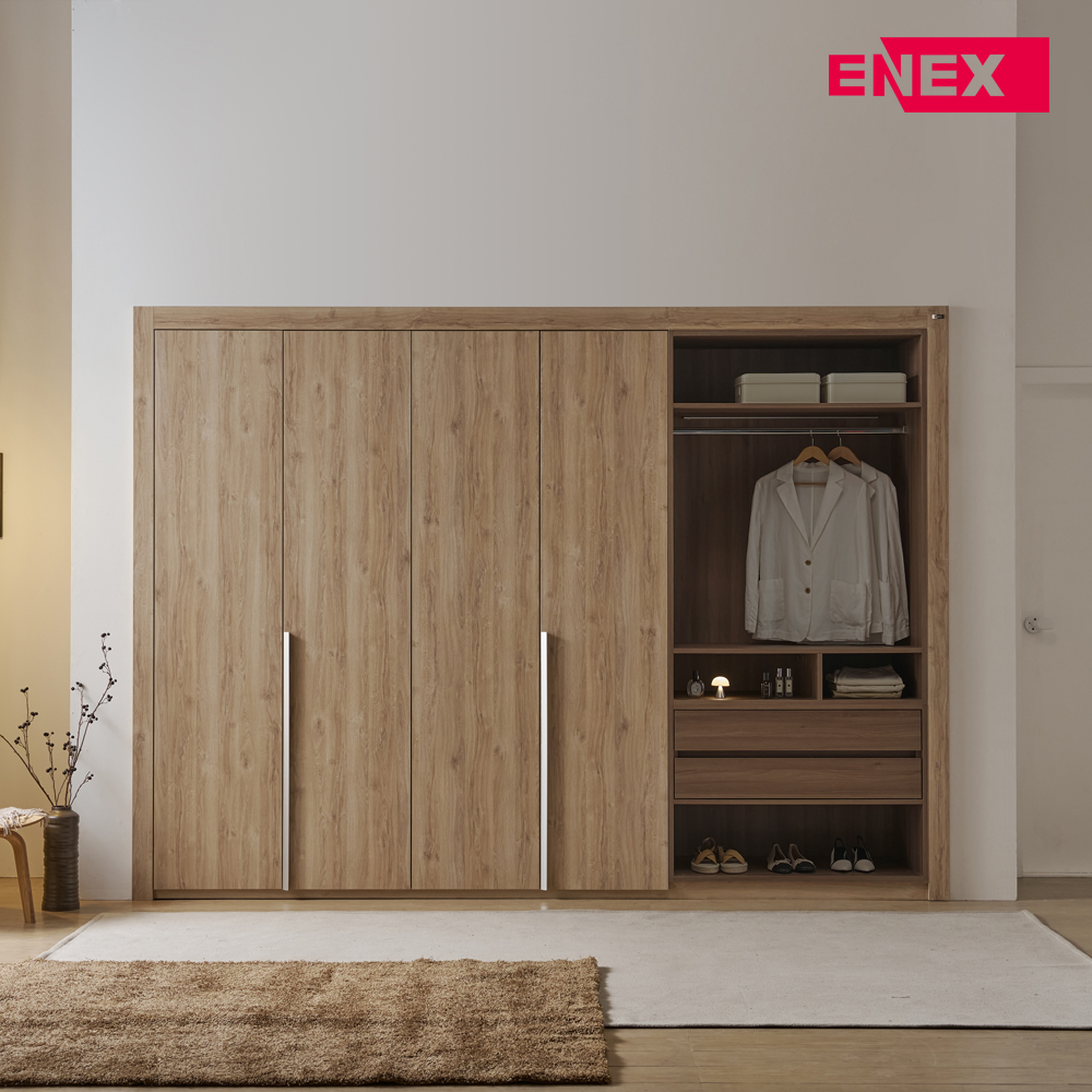 브리제 하이브리드 오픈형 붙박이장 (오픈장 포함) 330cm