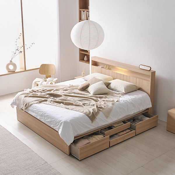 제이드 수납형 침대 SS (전용 매트리스 포함)