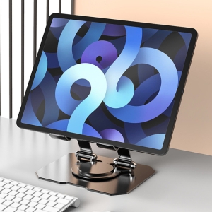 메탈 회전 접이식 스탠드 각도높이조절 태블릿 노트북 거치대 IY-AL5