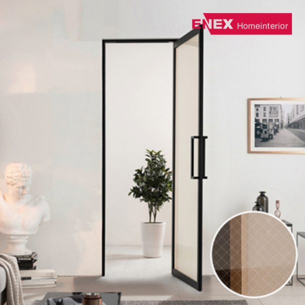 브론즈 사틴 망입 스윙도어 중문(~900)