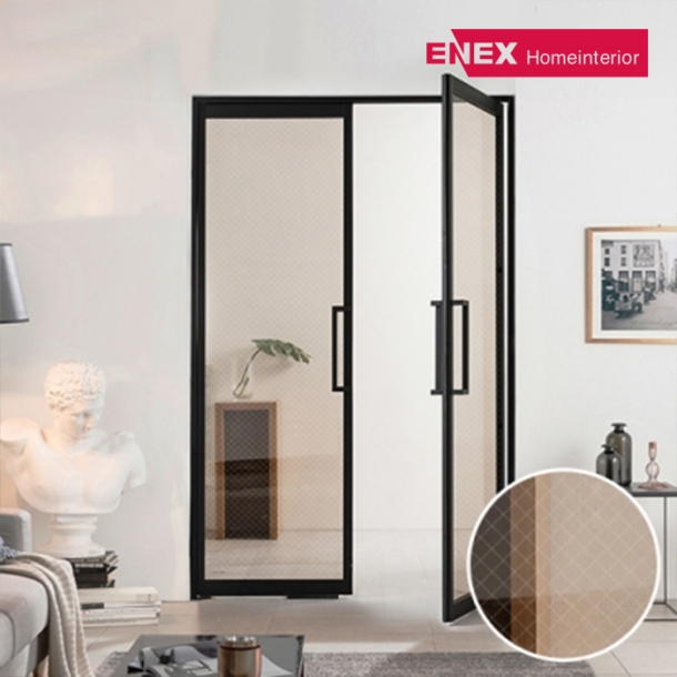 브론즈 사틴망입 스윙도어 중문(1,400~1,800)