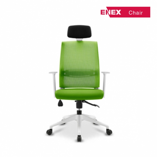 포드 500 메쉬 화이트 요추 시스템 의자