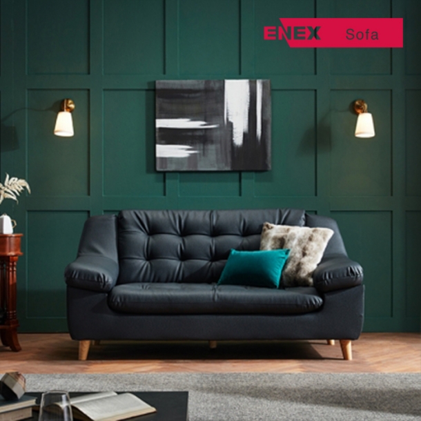 벨로 3인용 가죽소파