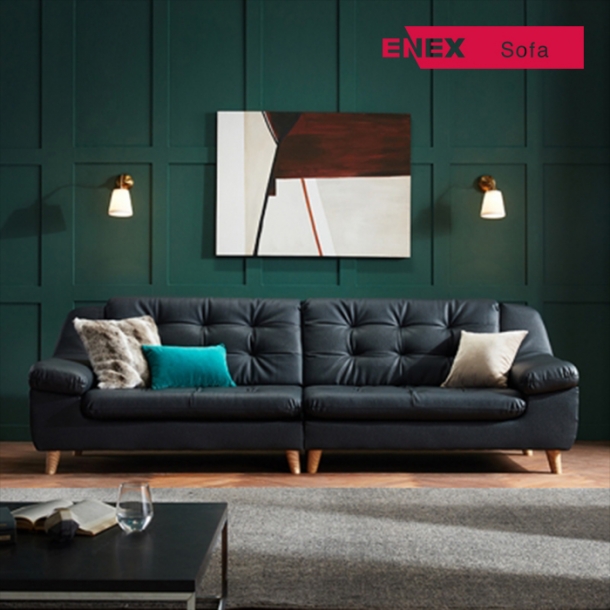 벨로 4인용 가죽소파