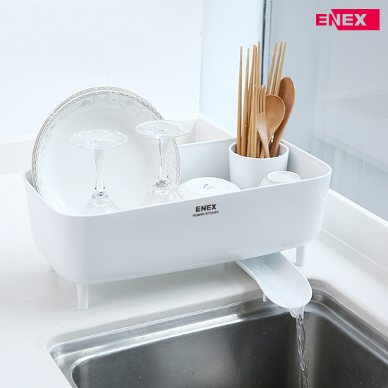 미니 식기건조대 (스마트 자동 물빠짐)