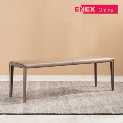 미노티 가죽 벤치 3인용